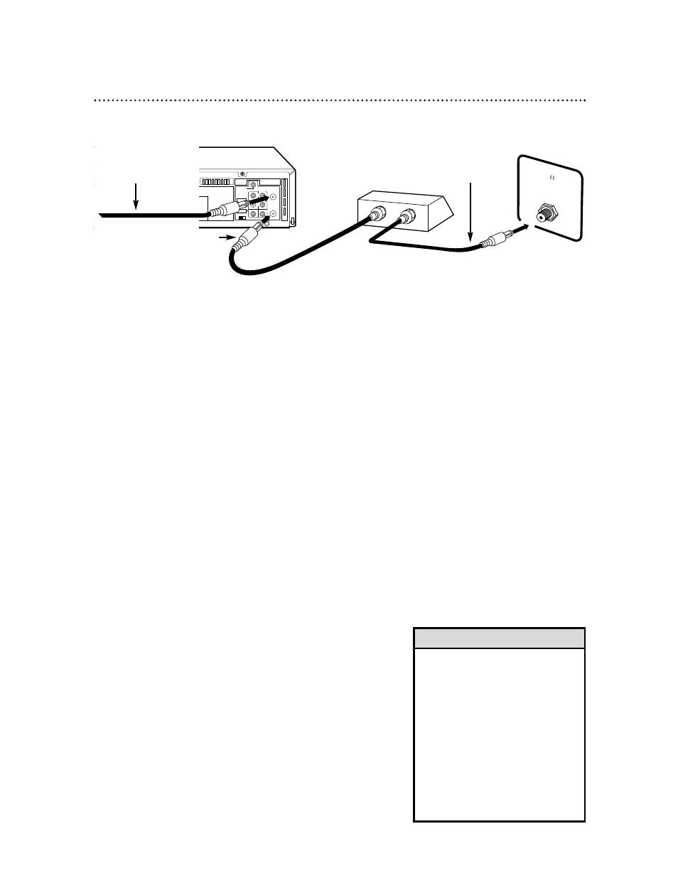 Hookups with a cable box/dss receiver (cont’d) 9 | Philips VRX463AT99 User Manual | Page 9 / 64