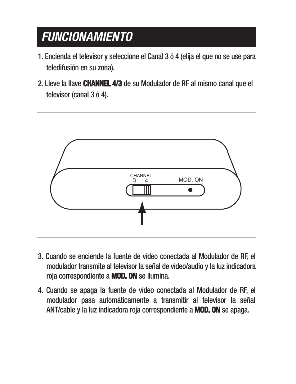 Funcionamiento | Philips US2-PH61159 User Manual | Page 13 / 21