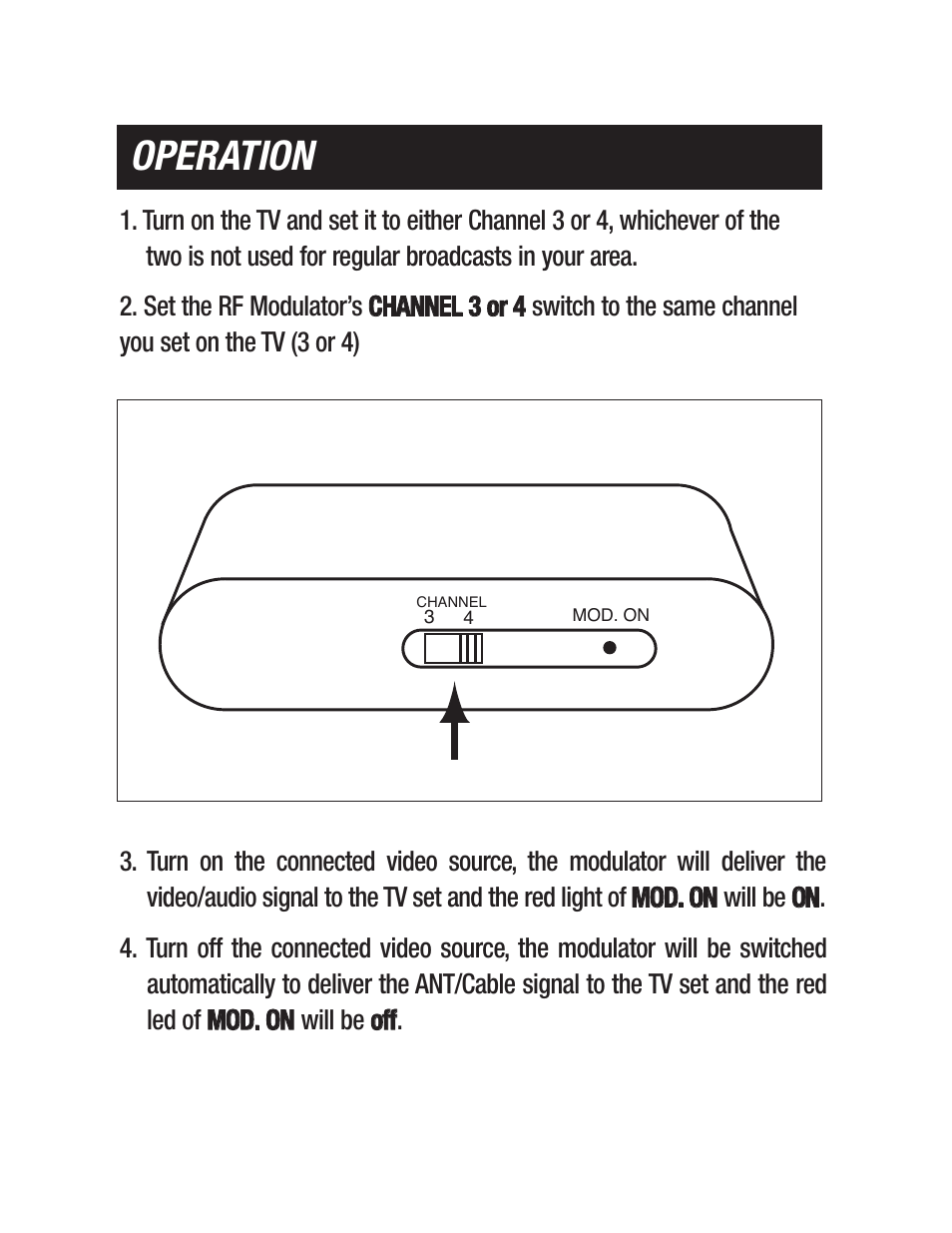 Operation | Philips US2-PH61159 User Manual | Page 6 / 21