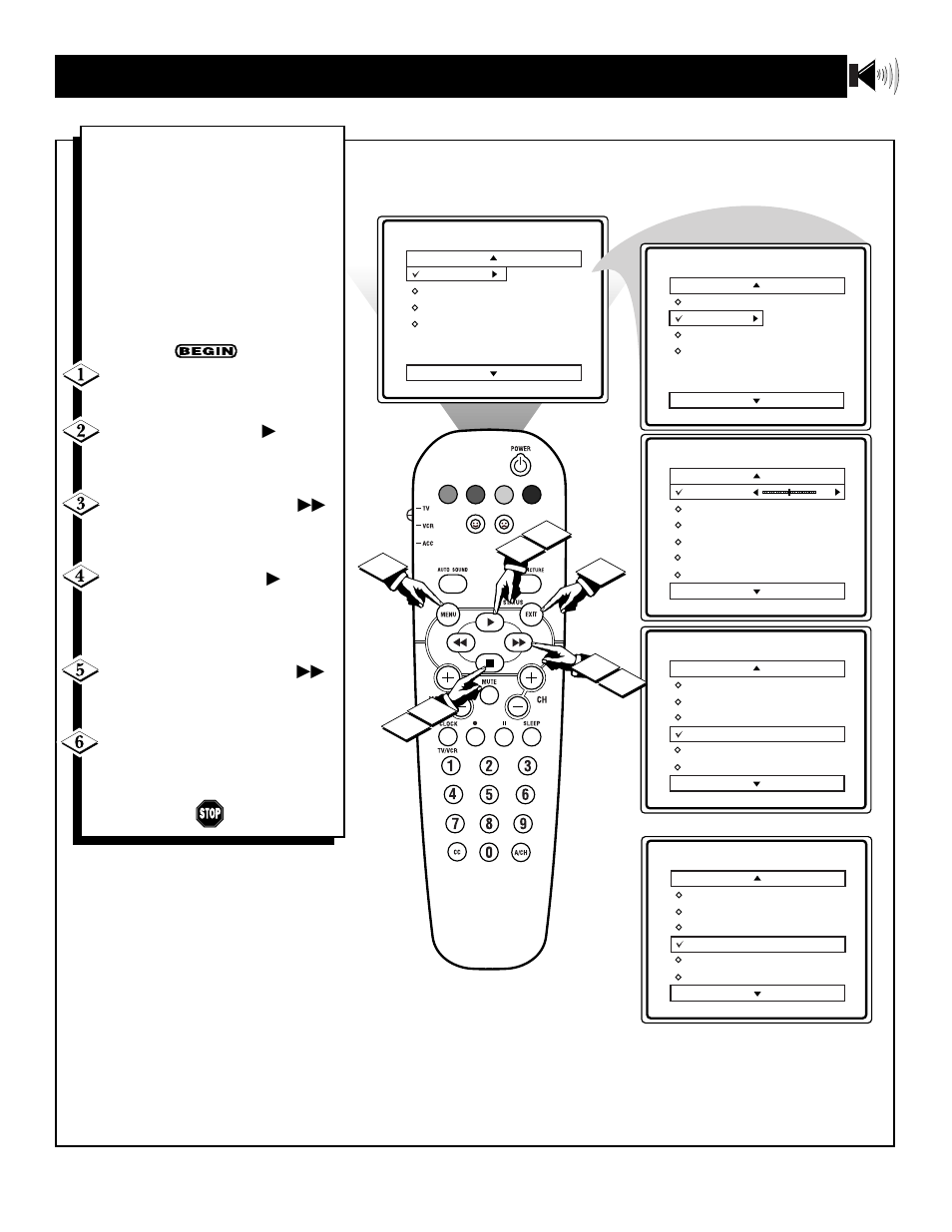 Avl (a, Ow to, Se the | Utomatic, Olume, Eveler, Ontrol | Philips 24RF50S99 User Manual | Page 9 / 42