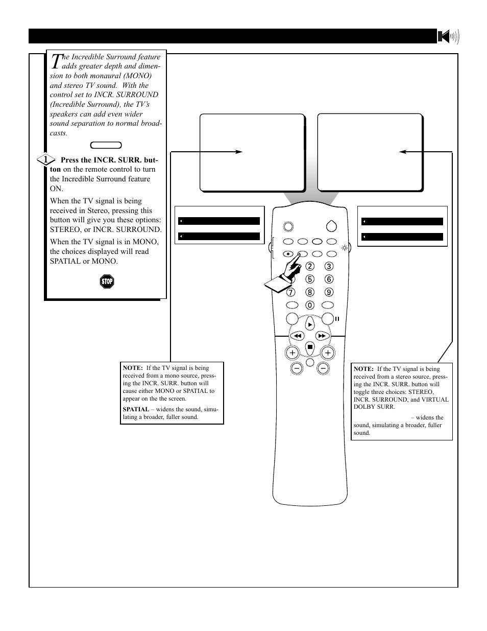 Ound, Sing, Ncredible | Urround | Philips 27PT31B User Manual | Page 31 / 52