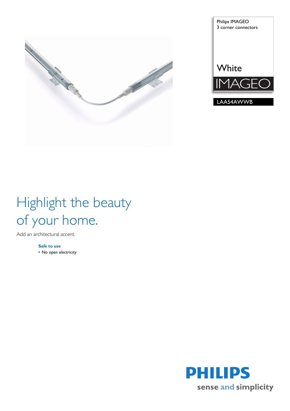 Philips LAA54AWWB-00 User Manual | 2 pages
