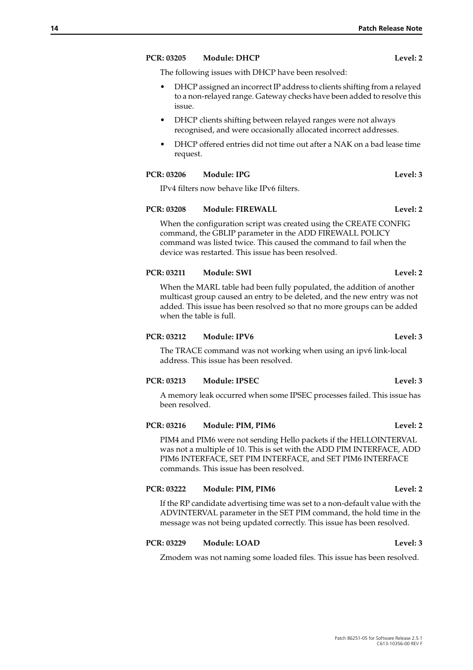 Allied Telesis 86251-05 User Manual | Page 14 / 40