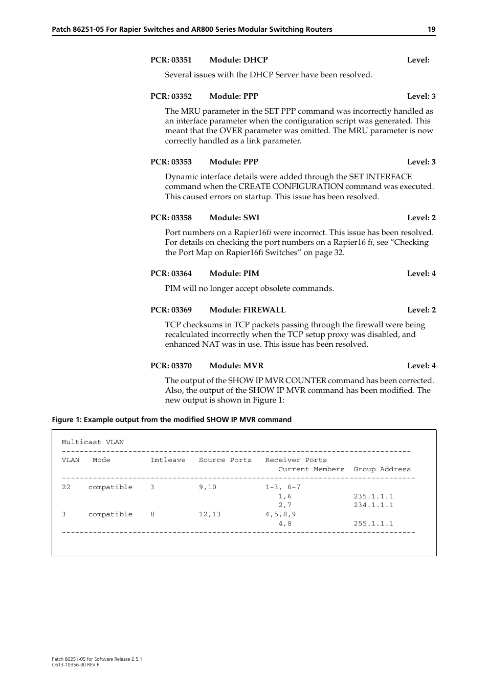 Allied Telesis 86251-05 User Manual | Page 19 / 40