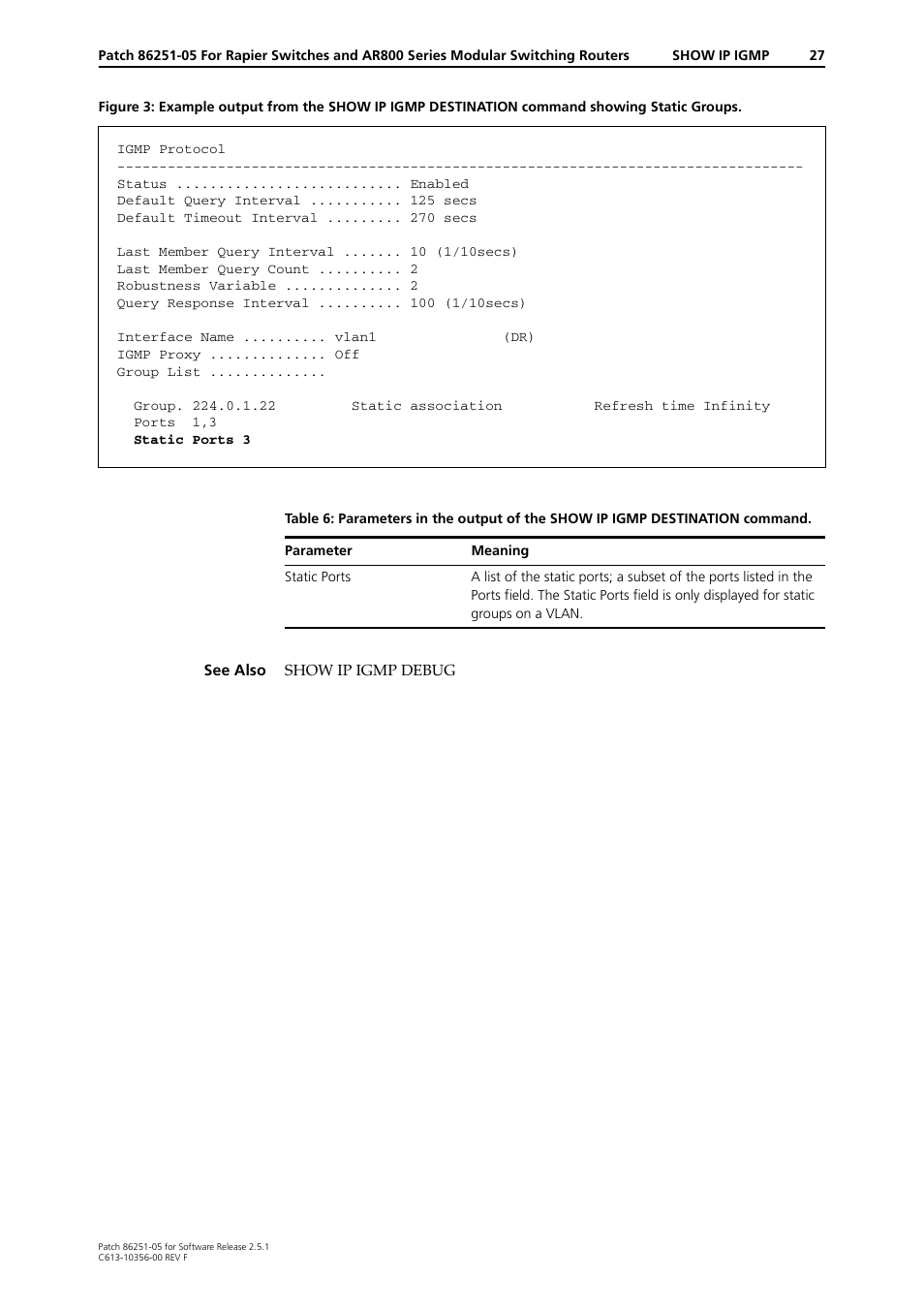 Allied Telesis 86251-05 User Manual | Page 27 / 40