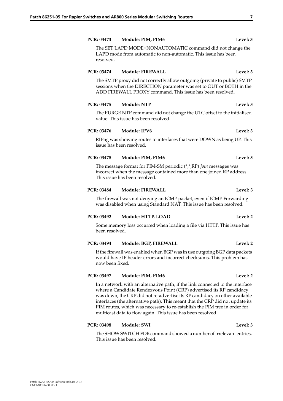 Allied Telesis 86251-05 User Manual | Page 7 / 40