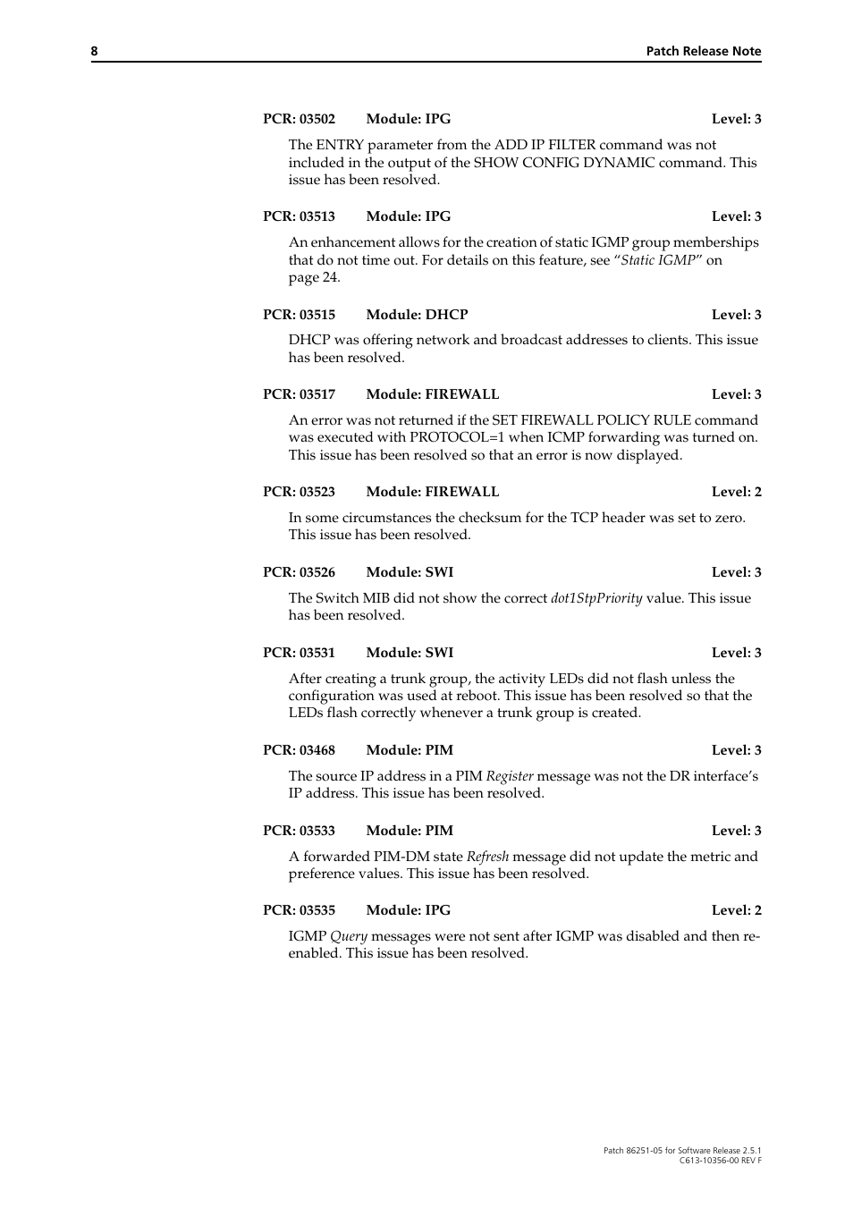Allied Telesis 86251-05 User Manual | Page 8 / 40