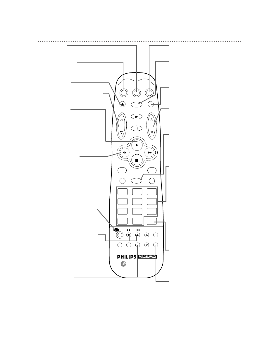 20 remote control buttons | Philips VRX462AT99 User Manual | Page 20 / 64