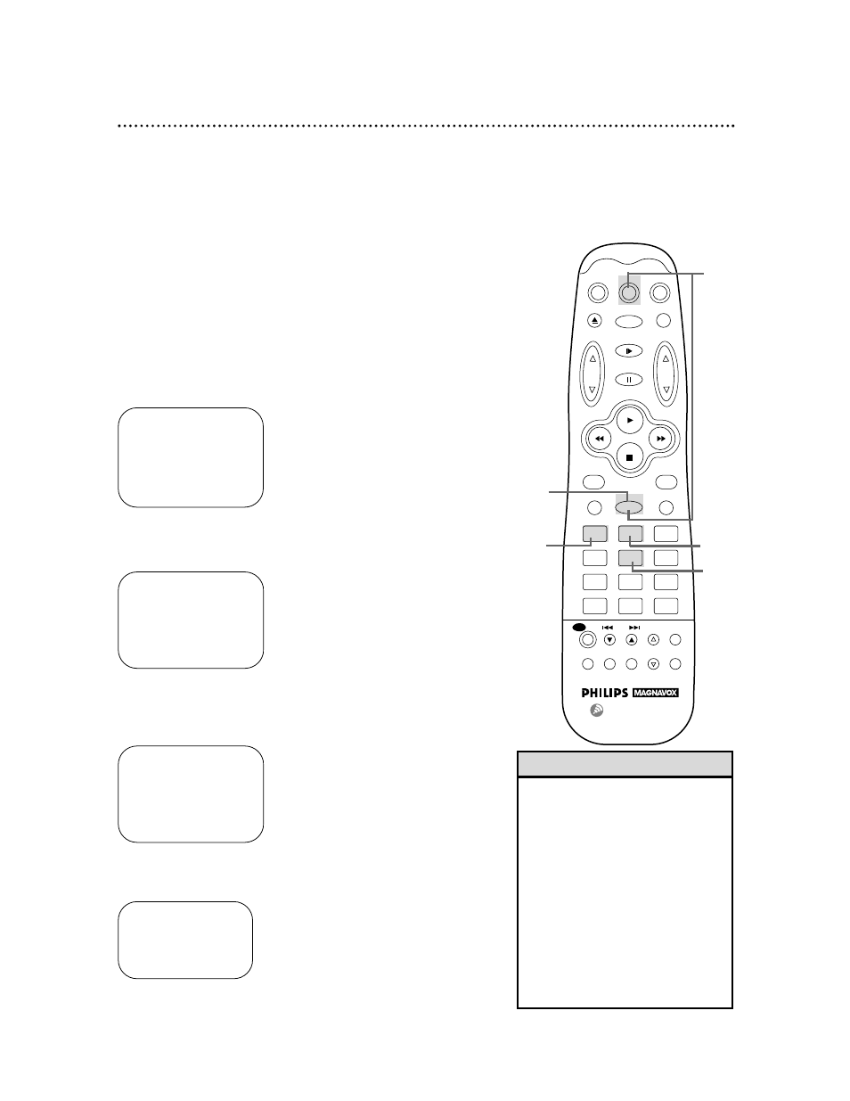 Setting the controller to operate a cable box 43, Instructions continue on page 44 | Philips VRX462AT99 User Manual | Page 43 / 64