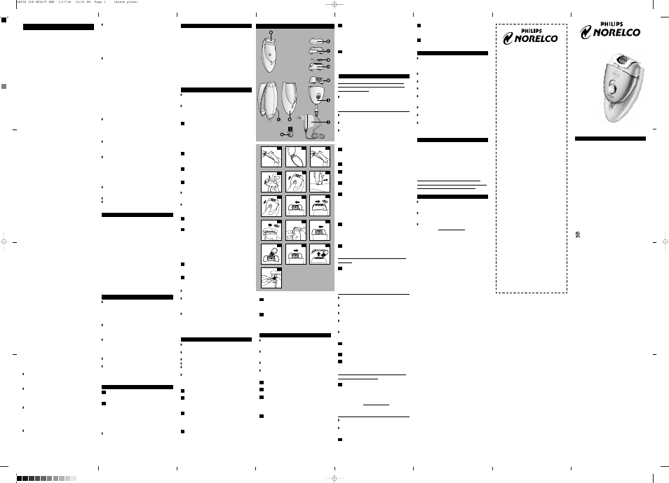 Philips HP6475-00 User Manual | 14 pages