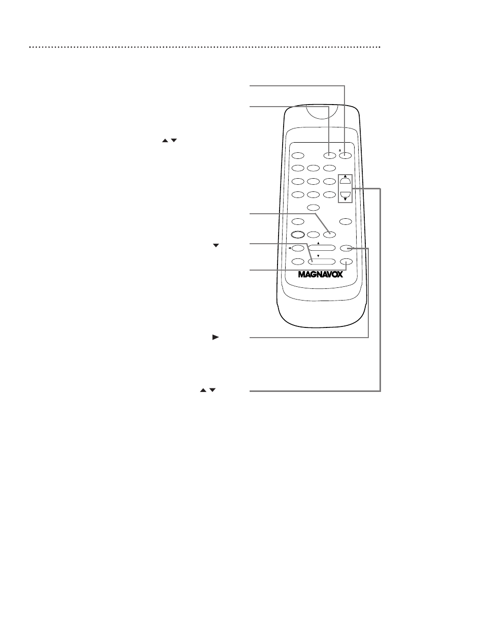 Remote control buttons (cont’d) 19 | Philips VR201BMG User Manual | Page 19 / 44