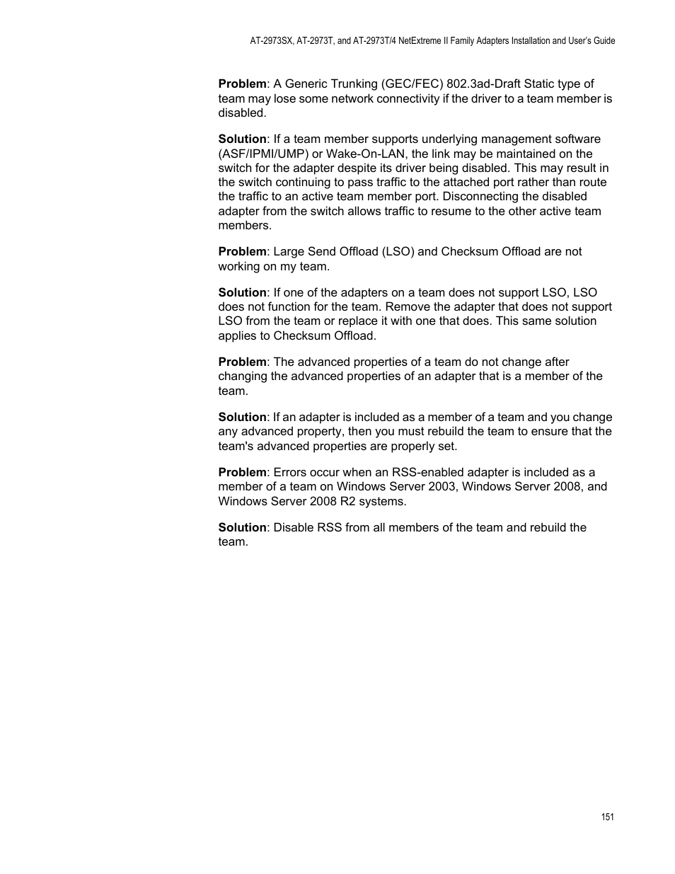 Allied Telesis NETEXTREME II AT-2973SX User Manual | Page 151 / 176