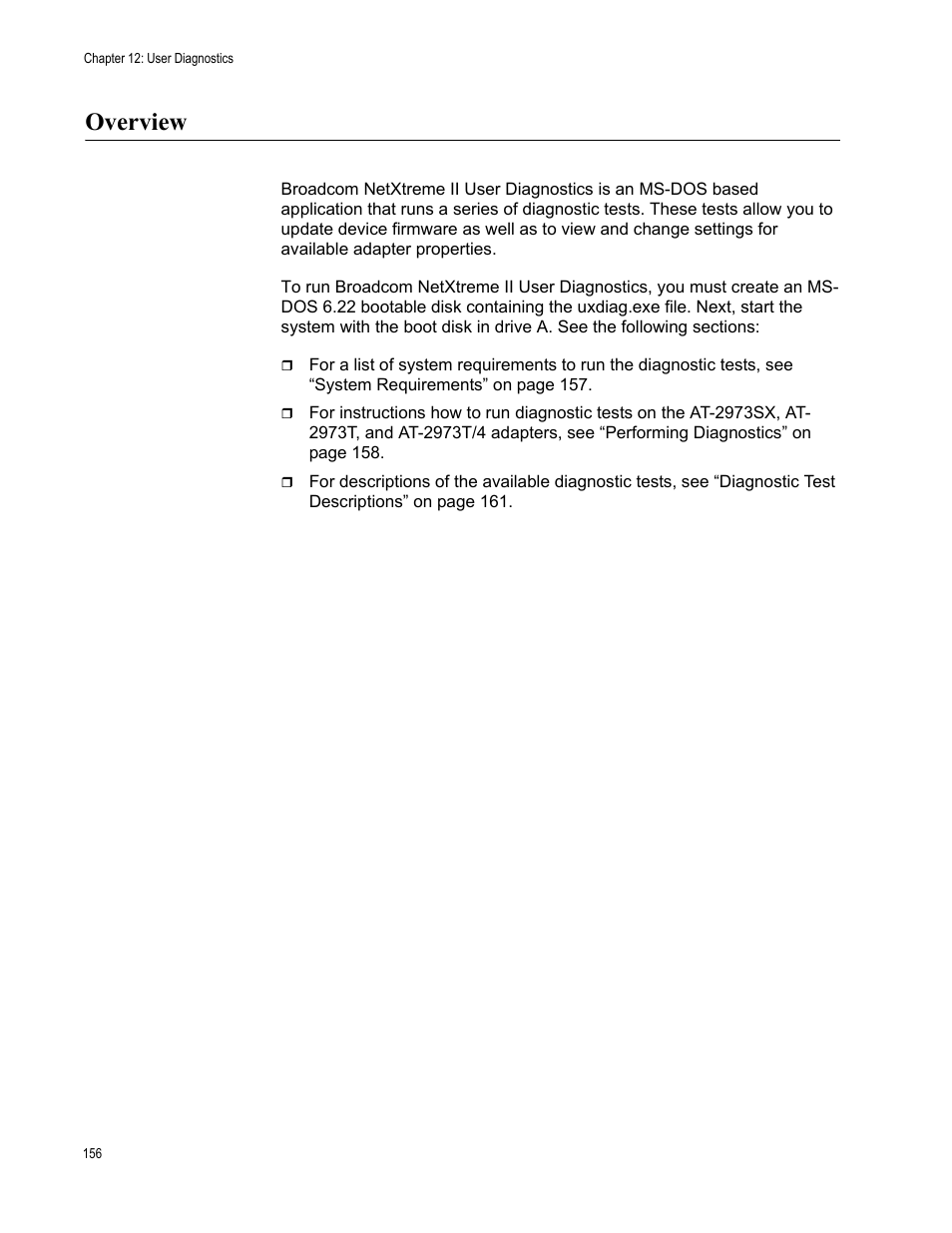 Overview | Allied Telesis NETEXTREME II AT-2973SX User Manual | Page 156 / 176