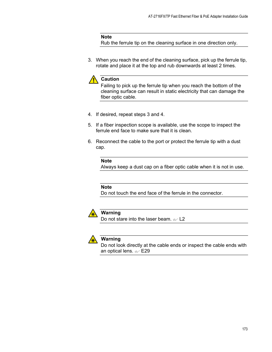 Allied Telesis NETEXTREME II AT-2973SX User Manual | Page 173 / 176