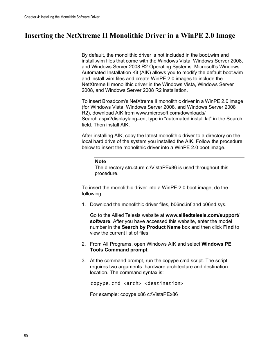 Allied Telesis NETEXTREME II AT-2973SX User Manual | Page 50 / 176