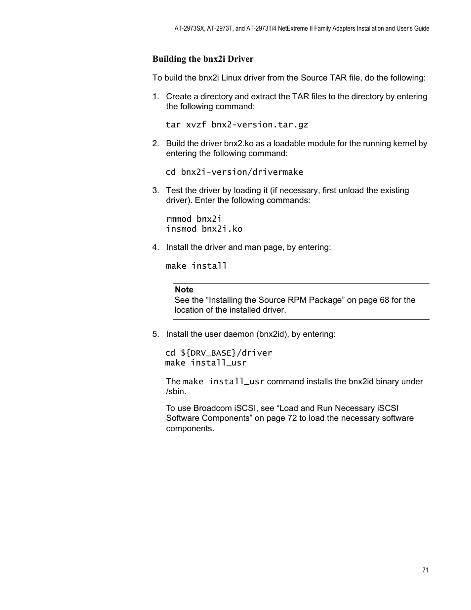 Allied Telesis NETEXTREME II AT-2973SX User Manual | Page 71 / 176
