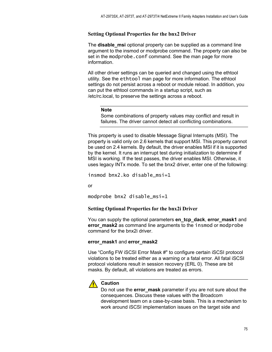 Allied Telesis NETEXTREME II AT-2973SX User Manual | Page 75 / 176