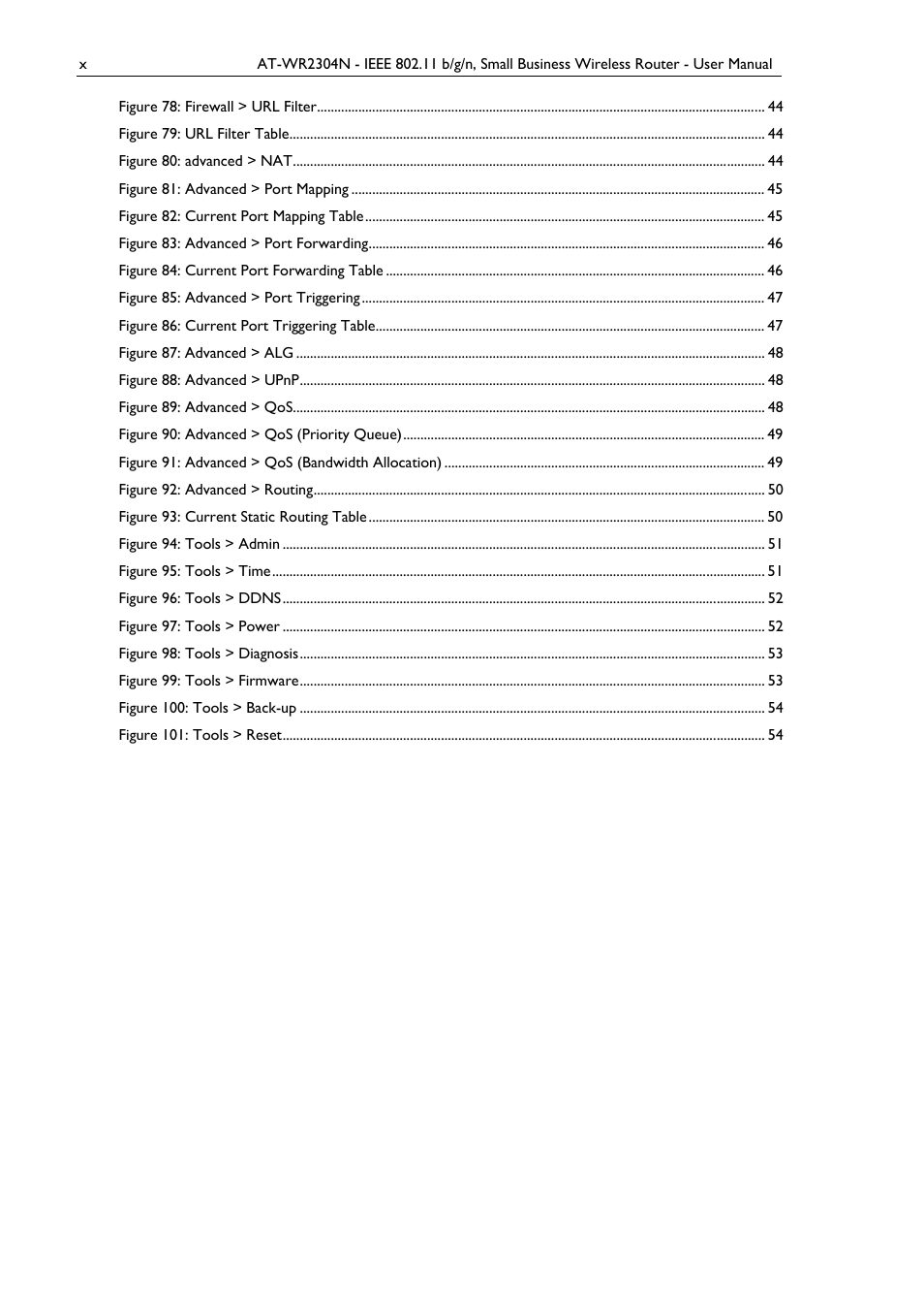 Allied Telesis AT-WR2304N User Manual | Page 10 / 67