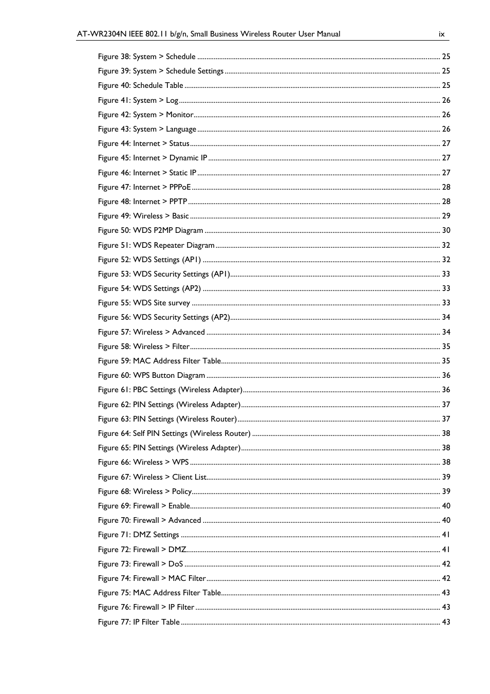 Allied Telesis AT-WR2304N User Manual | Page 9 / 67