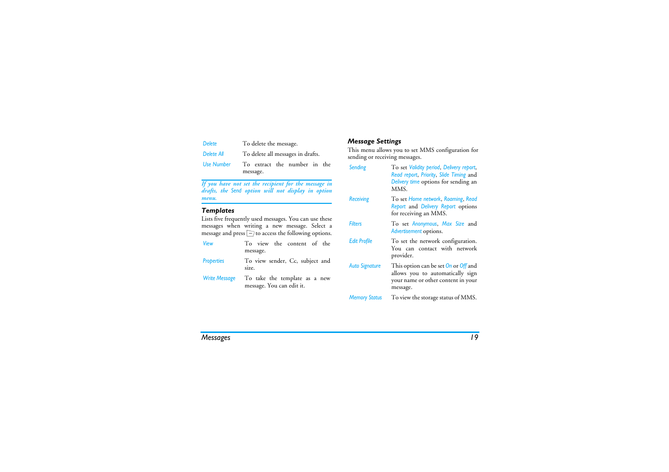 Philips Mobile Phone CTS660BLK S660 User Manual | Page 20 / 57