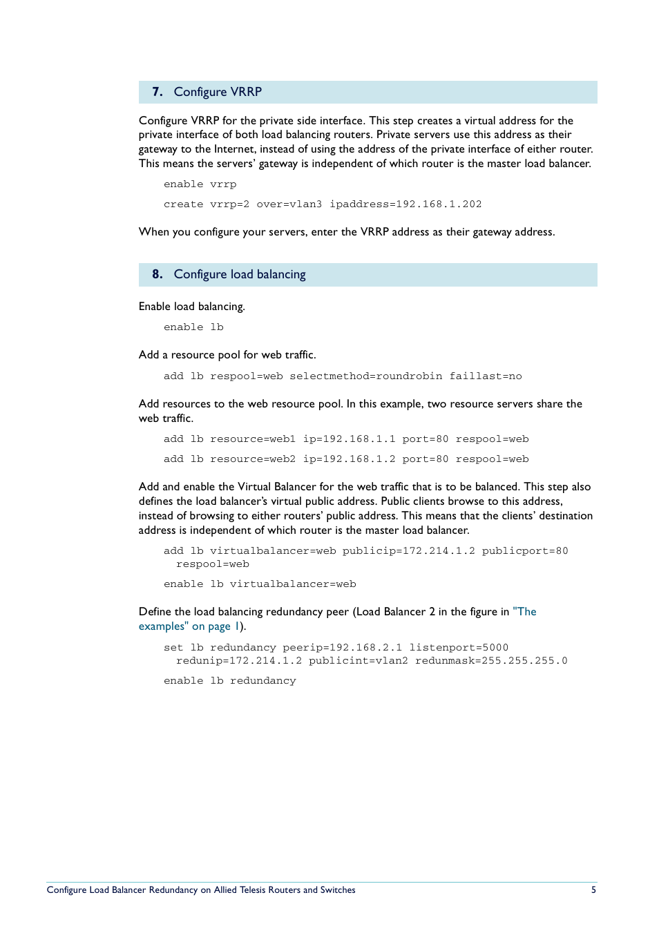 Allied Telesis Routers and Switches User Manual | Page 5 / 15