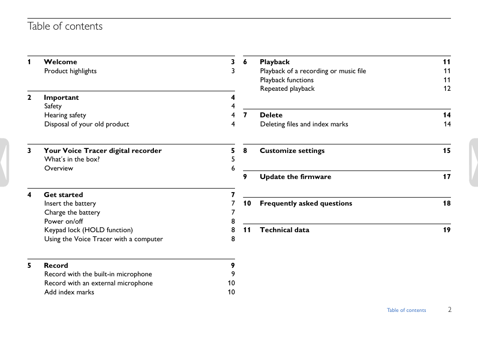 Philips LFH0652-27B User Manual | Page 2 / 21