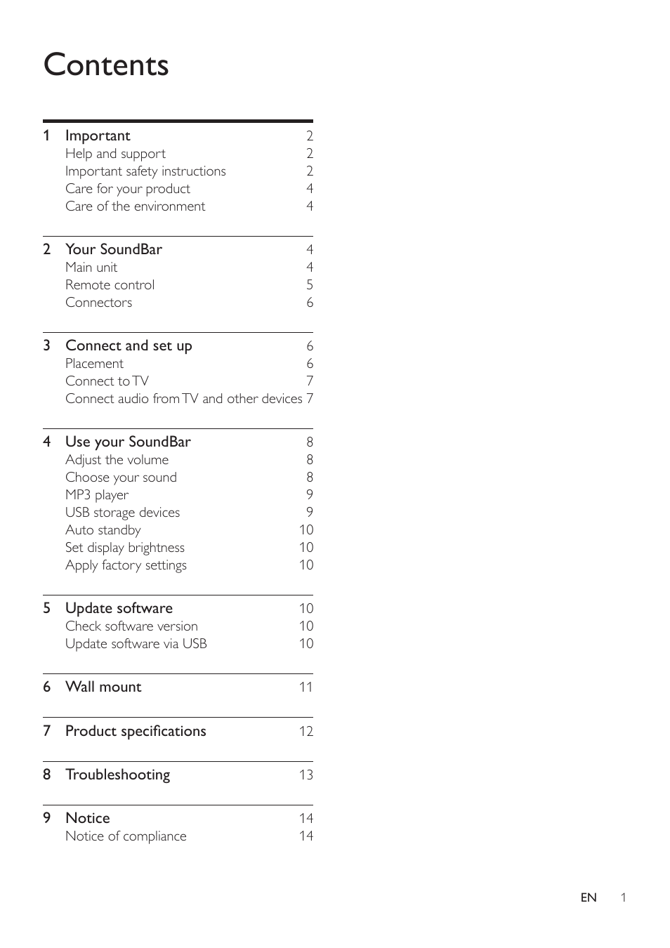 Philips HTL2153B-F7 User Manual | Page 3 / 18
