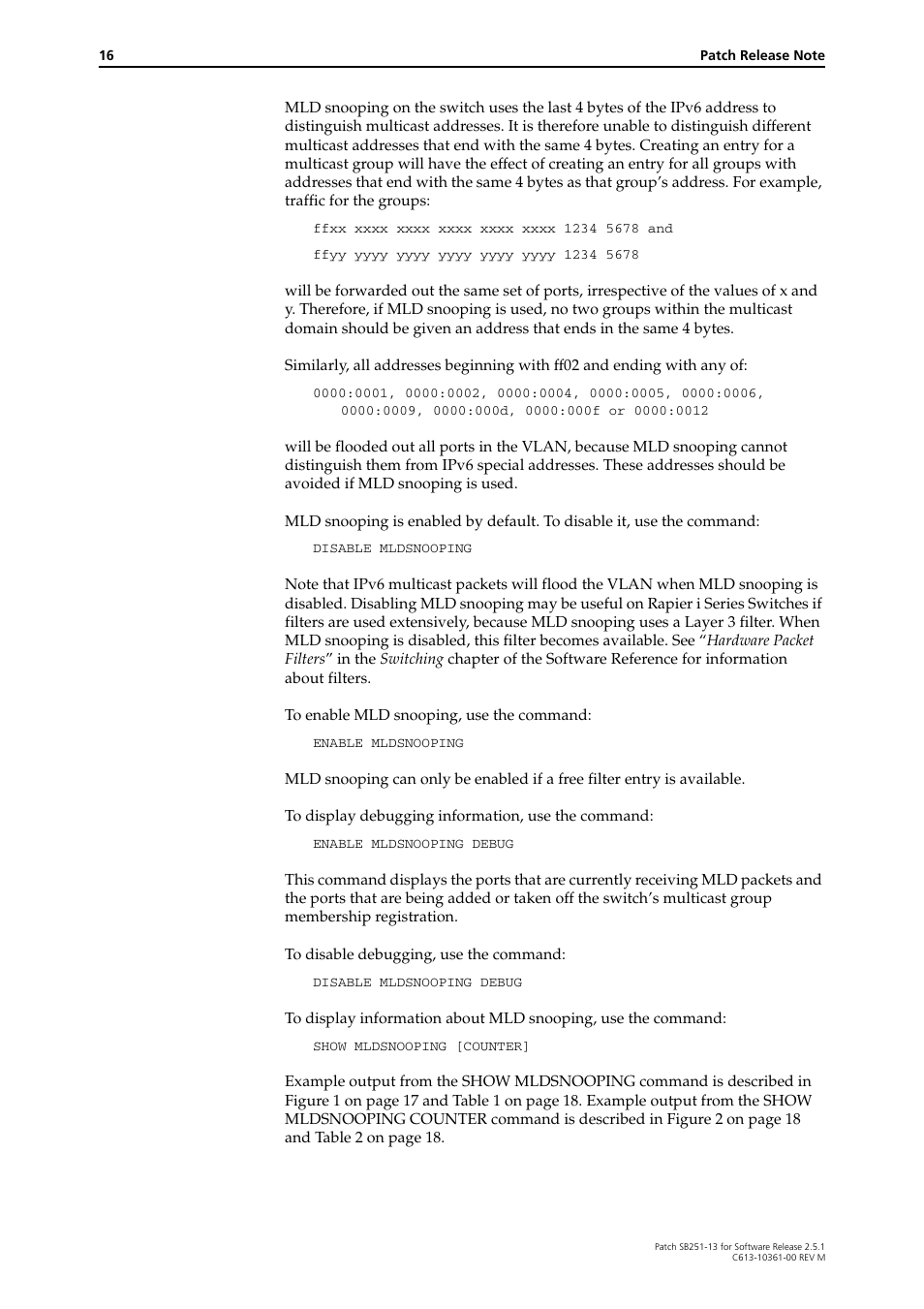 Allied Telesis SB251-13 User Manual | Page 16 / 66