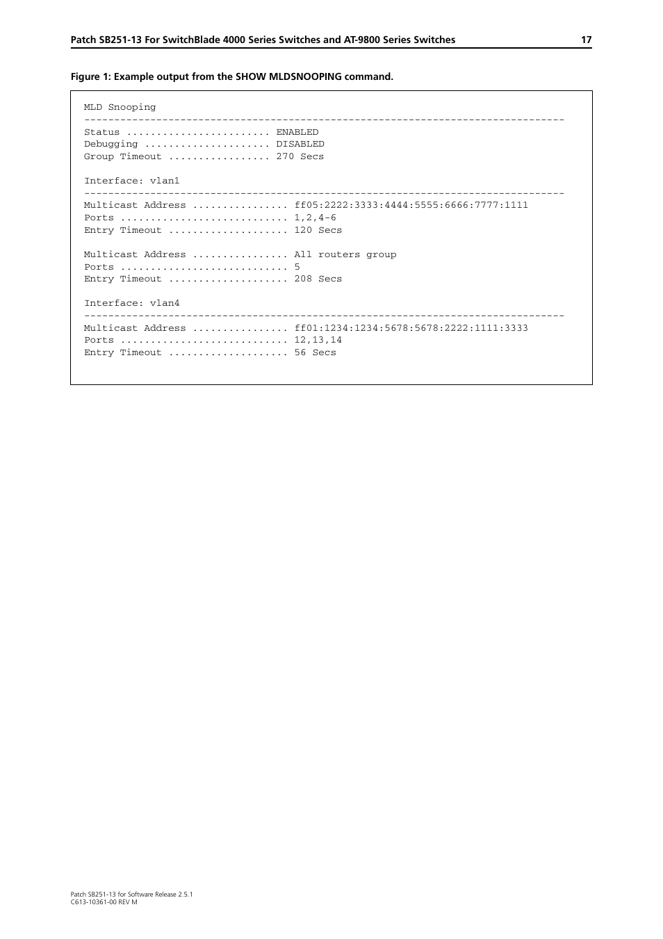 Allied Telesis SB251-13 User Manual | Page 17 / 66