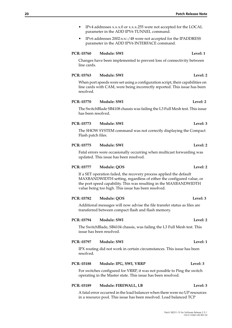 Allied Telesis SB251-13 User Manual | Page 20 / 66