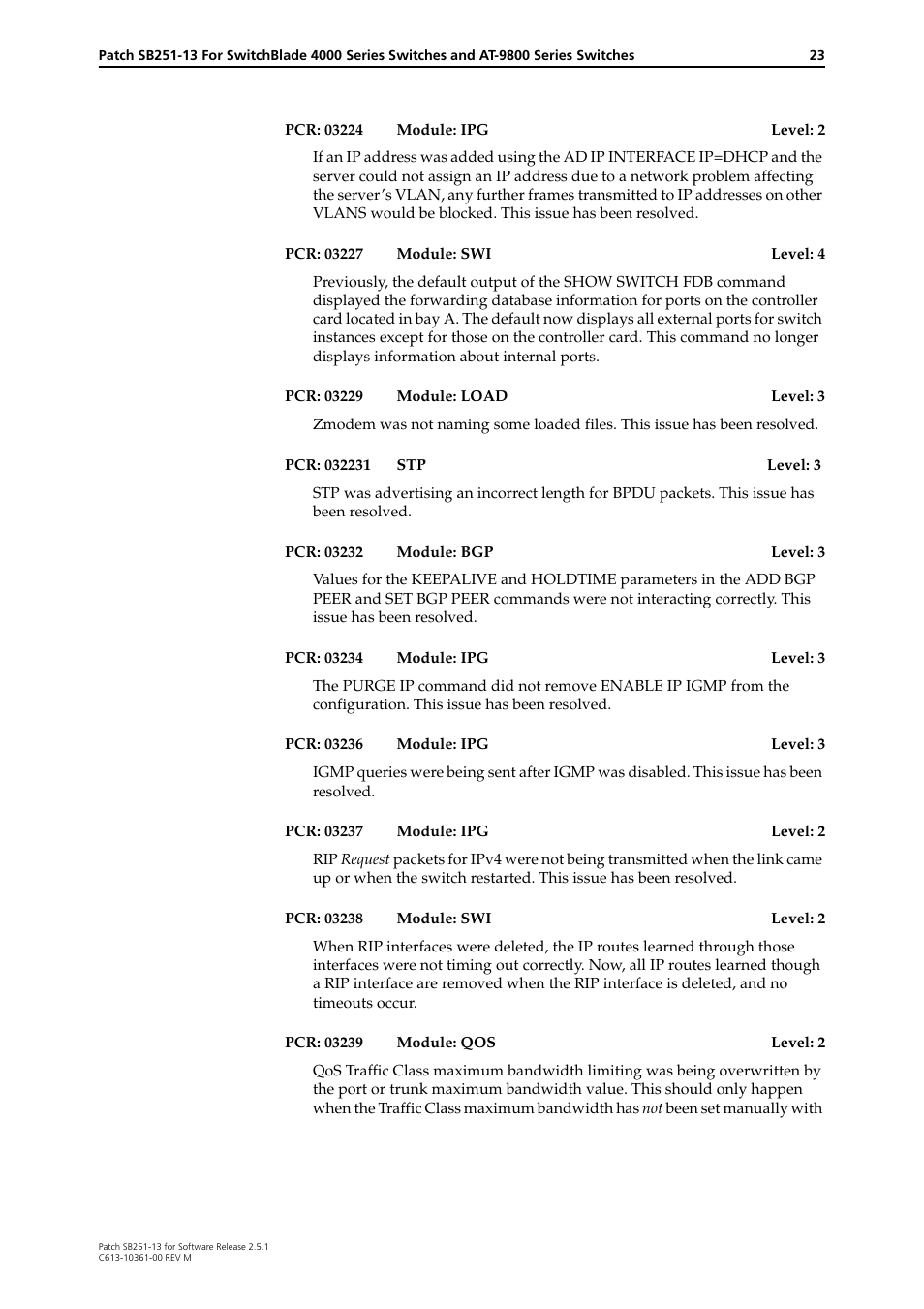 Allied Telesis SB251-13 User Manual | Page 23 / 66