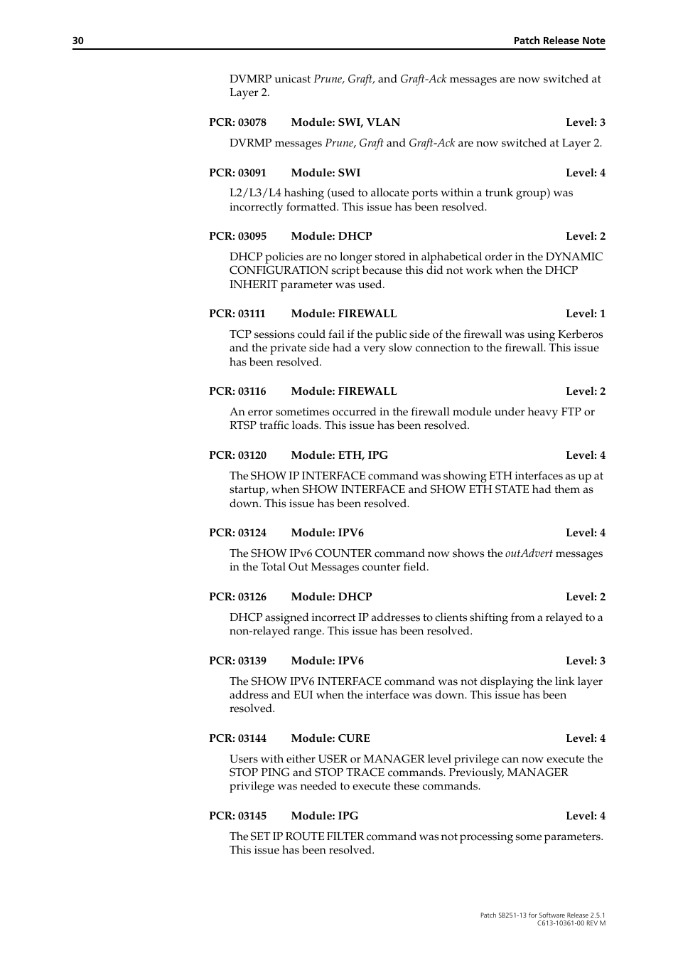 Allied Telesis SB251-13 User Manual | Page 30 / 66