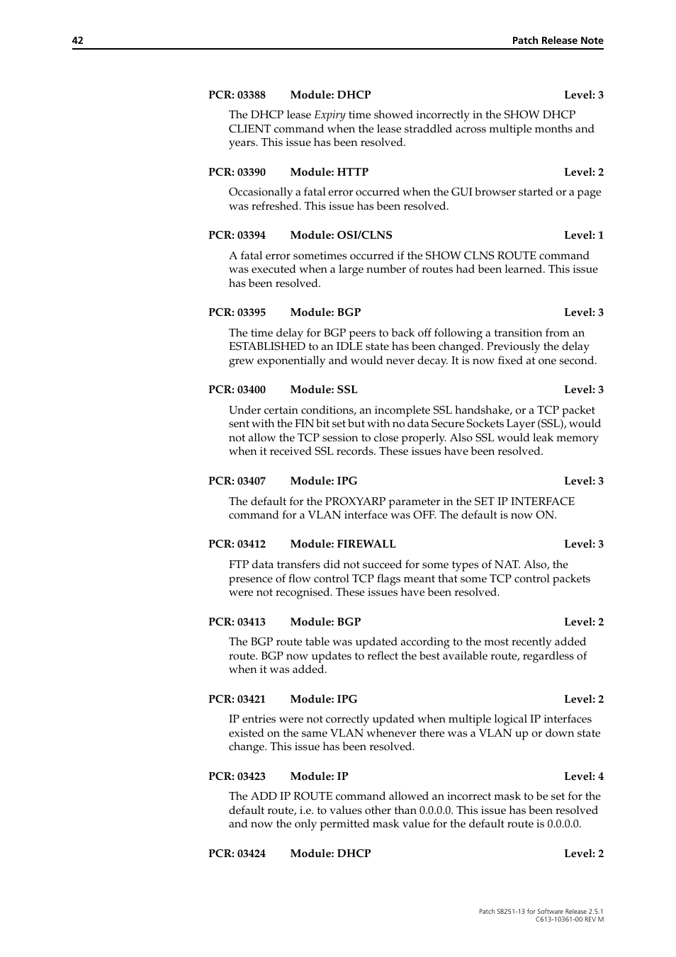 Allied Telesis SB251-13 User Manual | Page 42 / 66