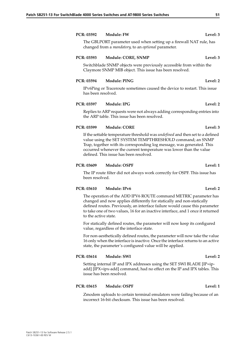 Allied Telesis SB251-13 User Manual | Page 51 / 66