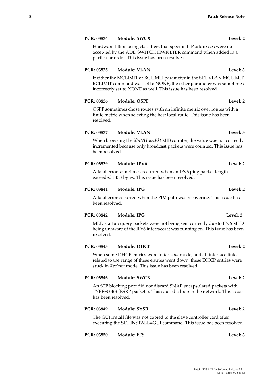 Allied Telesis SB251-13 User Manual | Page 8 / 66