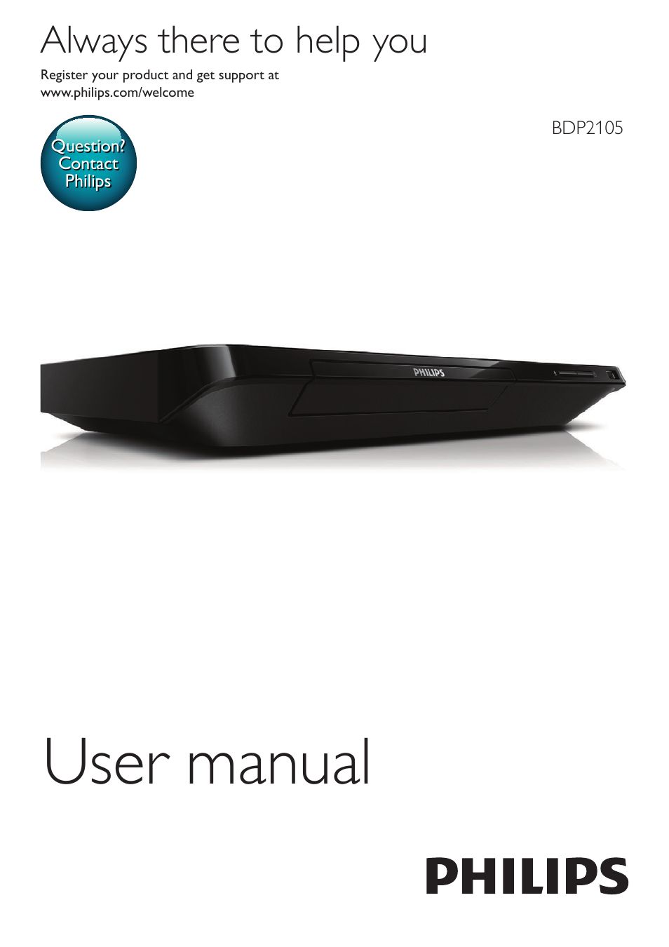 Philips BDP2105-F7 User Manual | 31 pages