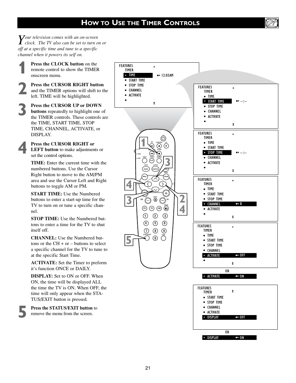 Philips 17PF9936-99 User Manual | Page 21 / 62