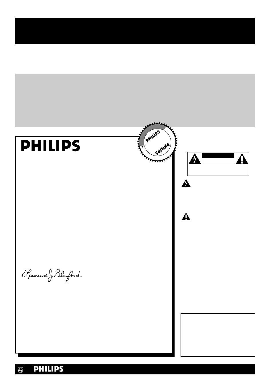 Safety, Hurry, Warranty verification | Owner confirmation, Model registration, Know these, Symbols | Philips DVDR985A99 User Manual | Page 2 / 68
