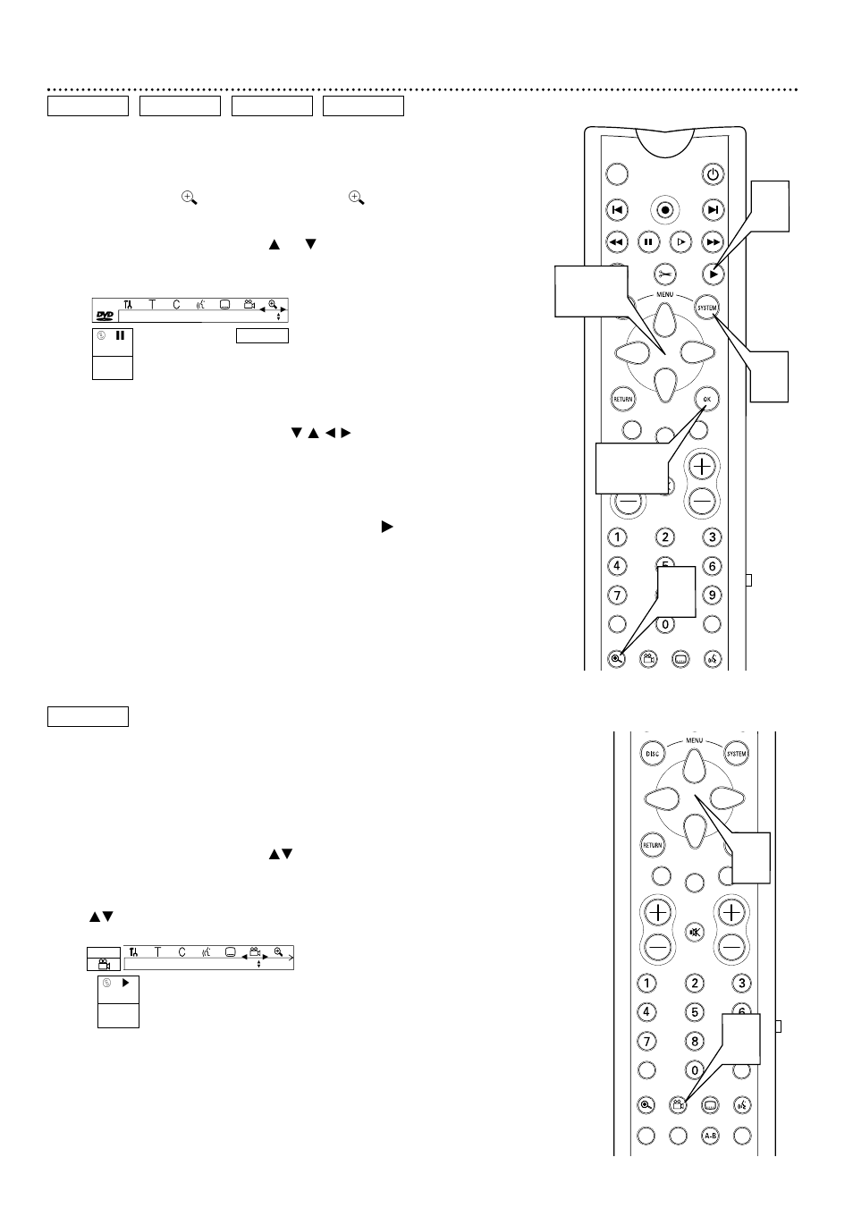 30 zoom, camera angle | Philips DVDR985A99 User Manual | Page 30 / 68