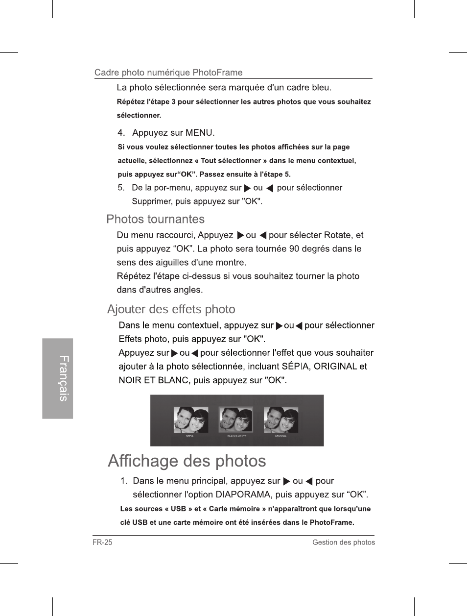 Philips Home Essentials Digital PhotoFrame SPF3402S 10.1" LCD Panel Brown Wood Frame User Manual | Page 113 / 126