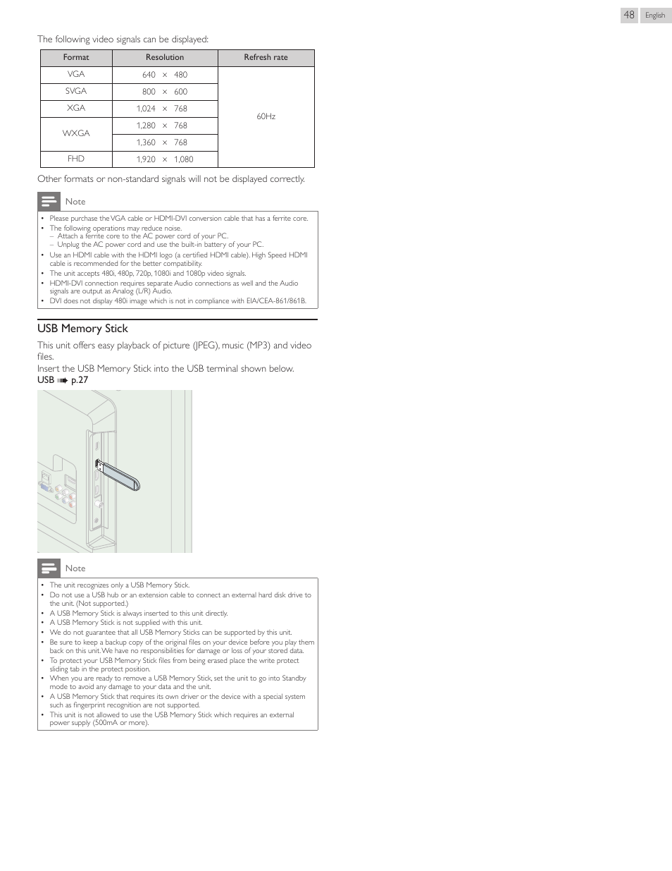 Philips 40PFL4907-F7 User Manual | Page 48 / 67