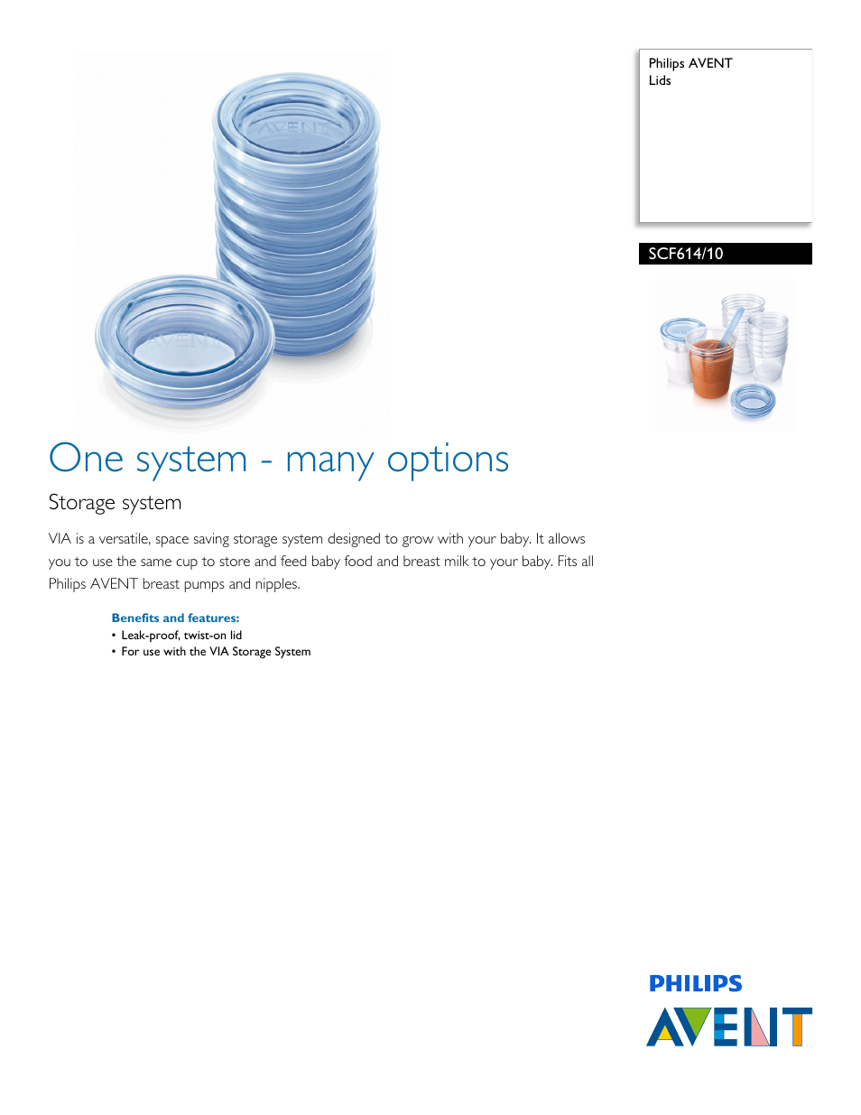 Philips SCF614-10 User Manual | 2 pages