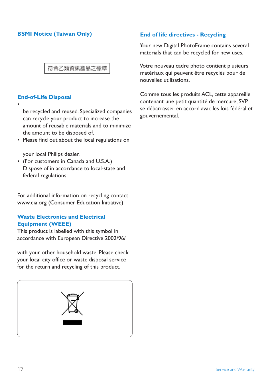 Philips 7FF2FPAS-27 User Manual | Page 14 / 15