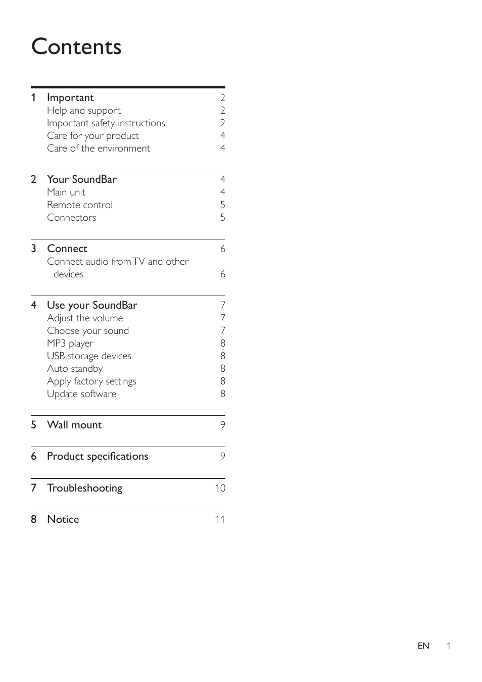Philips HTL2101A-F7 User Manual | Page 3 / 16
