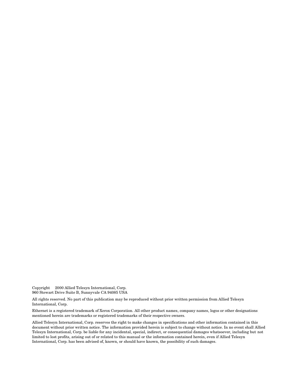 Allied Telesis AT FH824U AT-FH824U User Manual | Page 2 / 36