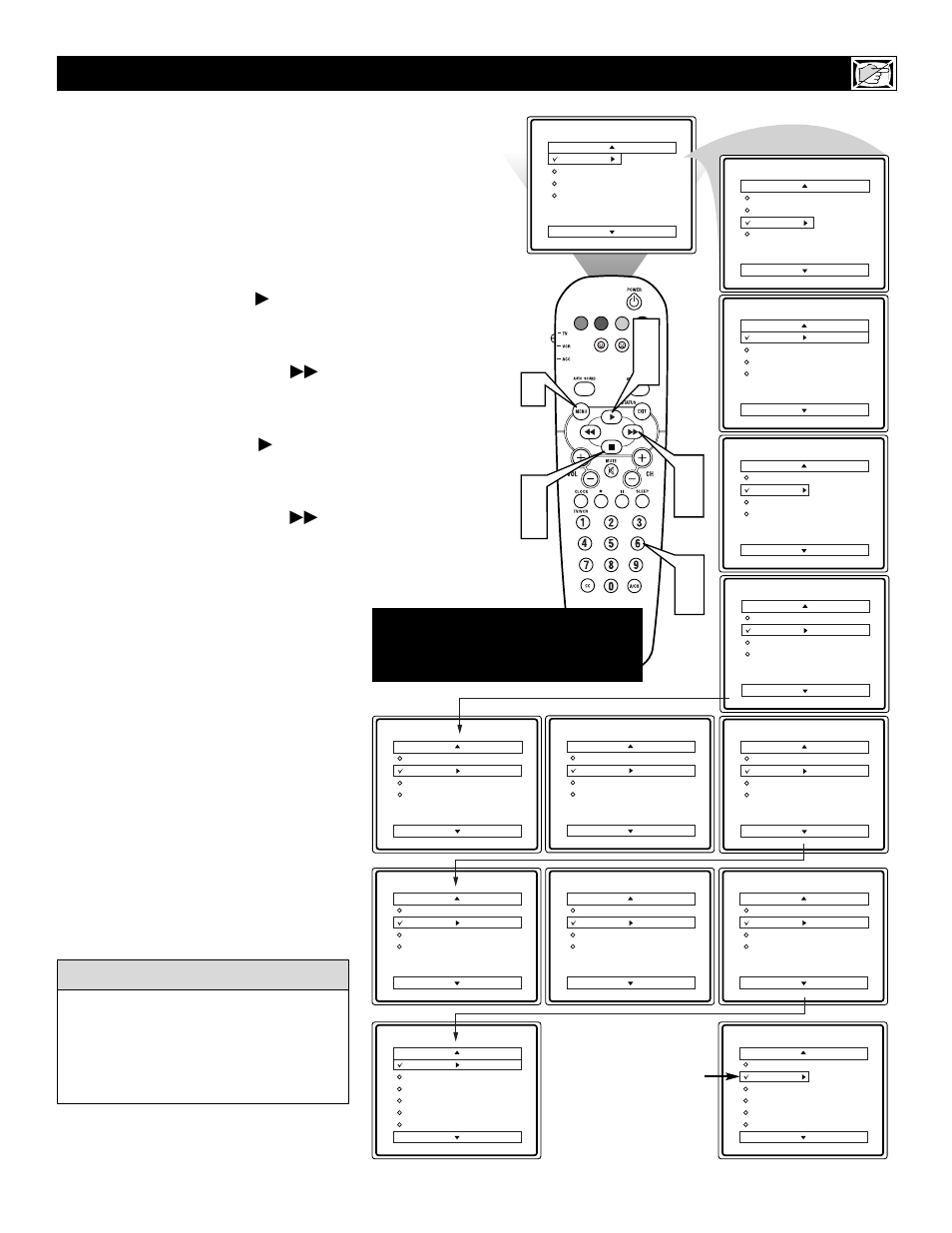 Etting, P an, Ccess | Philips 32PS55S User Manual | Page 15 / 44