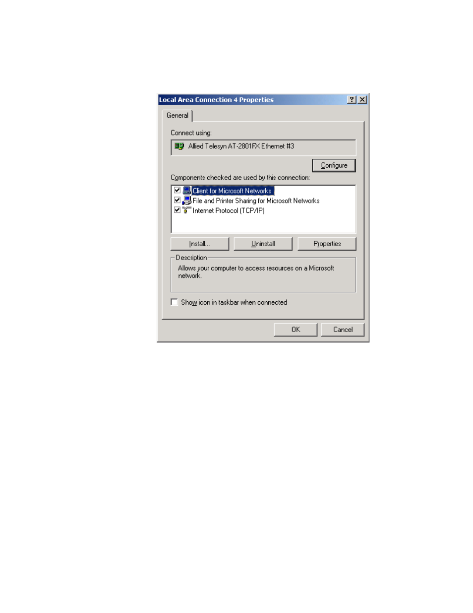 For windows 2000 | Allied Telesis AT-WA1004G User Manual | Page 55 / 142