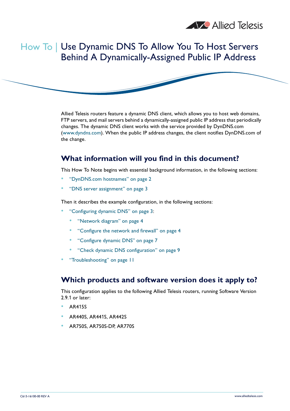 Allied Telesis AlliedWare NetScreen Routers User Manual | 12 pages