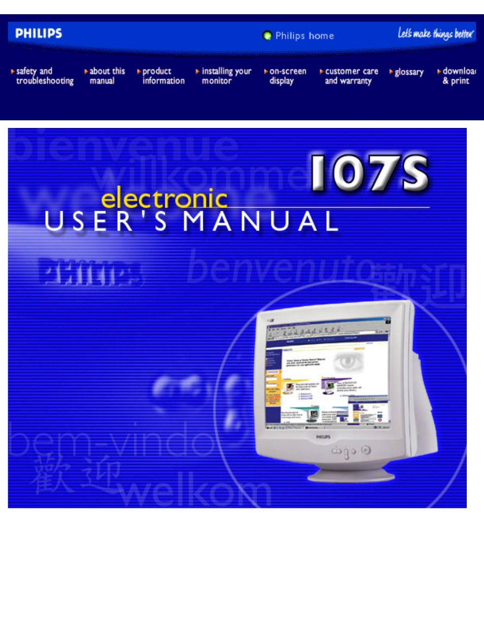 Philips 107S21-74 User Manual | 88 pages