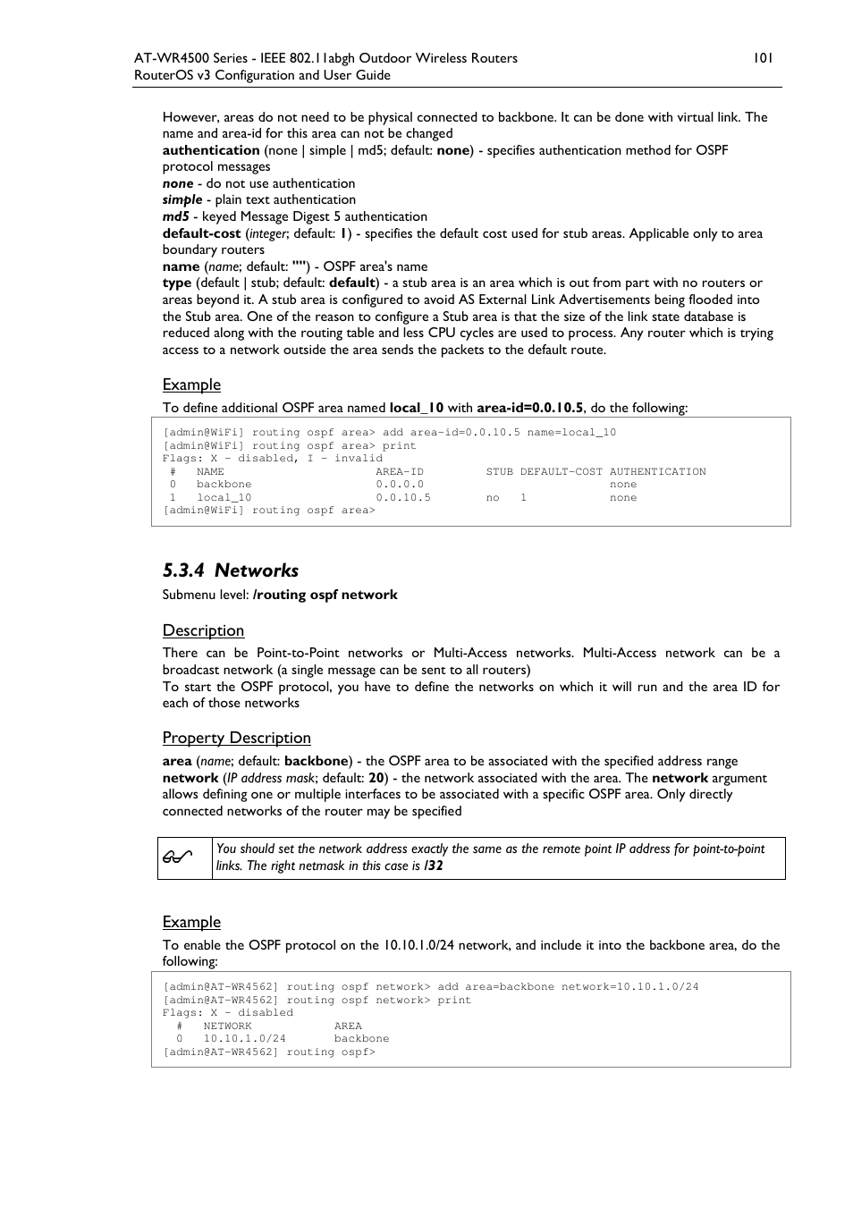 4 networks | Allied Telesis AT-WR4500 User Manual | Page 101 / 264